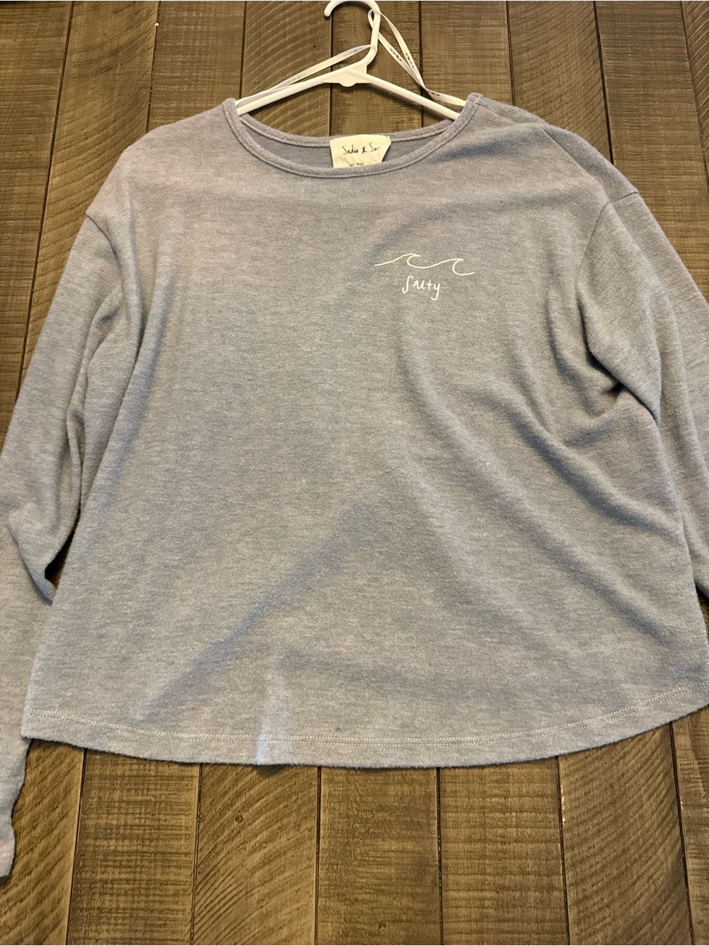 Sadie & Sage Powder Blue Crewneck Sweatshirt
